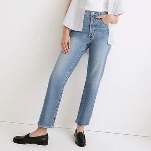Madewell "The Perfect Vintage Straight Leg Crop" Jeans 30 Fair Trade